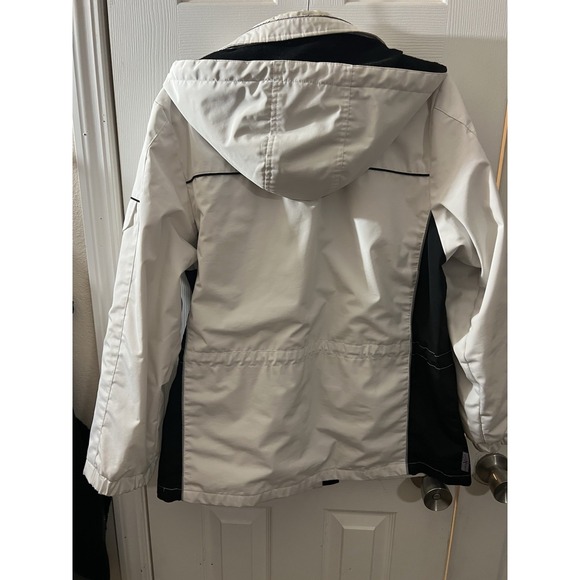 ZEROXPOSUR Women's 8/10 White Winter Jacket Plush Ski Snow Coat Activewear - Picture 3 of 6